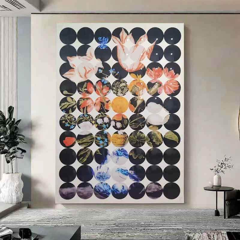 现代轻奢抽象客厅落地画玄关高档装饰画沙发壁画走廊过道装饰画