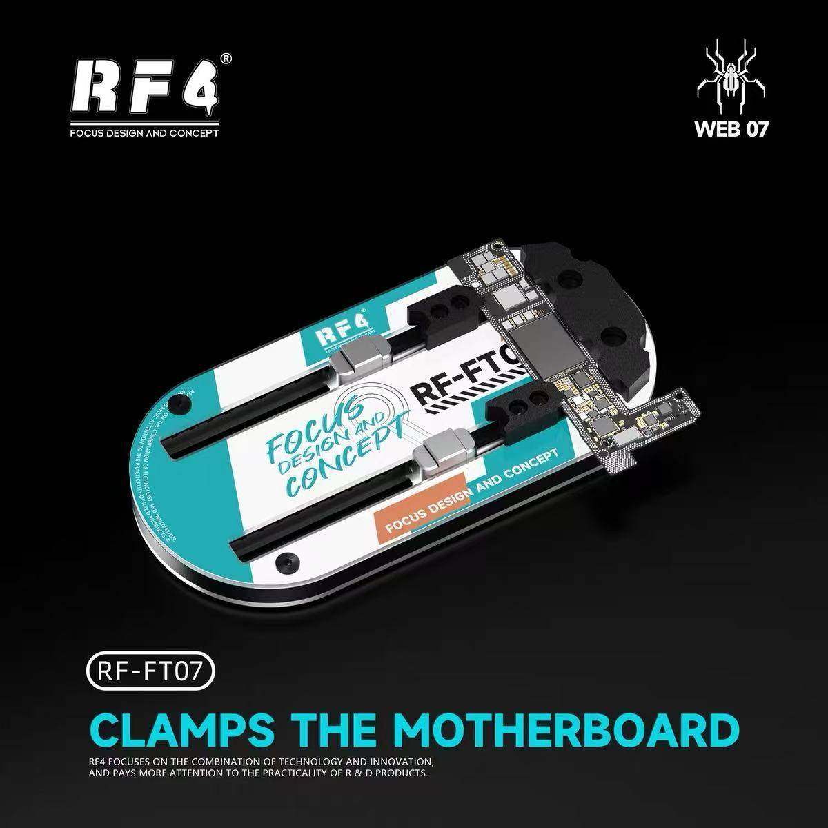 RF4手机主板维修夹具固定夹CPU芯片耐高温主板焊接多功能除胶卡具