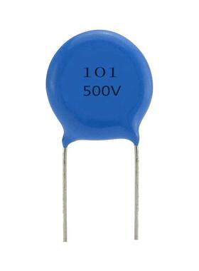 蓝色陶瓷电容101 500V 瓷片电容直插 高压高频陶瓷电容厂家直销