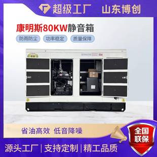 Cummins 柴油发电机组应急备用100千瓦300kva发电机 80KW