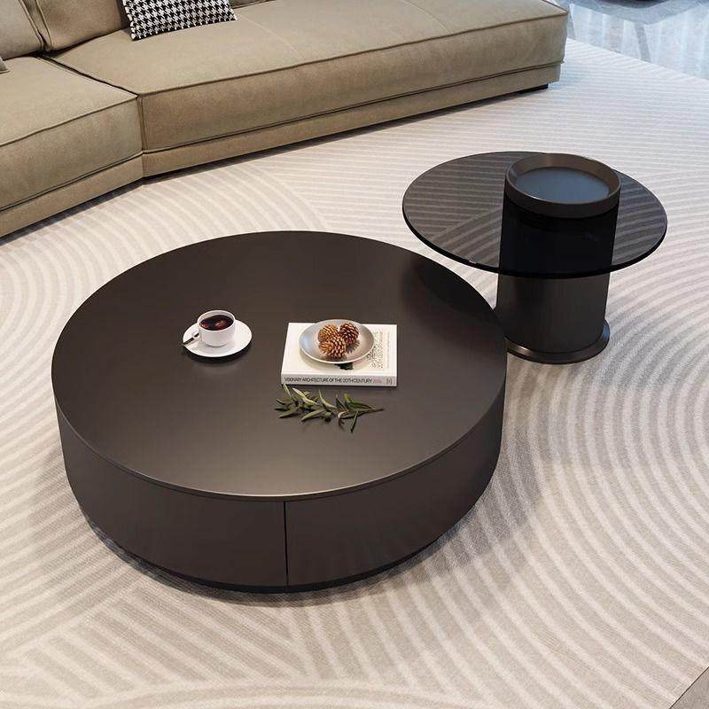 意式客厅圆形茶几2024新款小户型家用岩板玻璃极简轻奢现代设计师,3C数码配件,其它配件,淘宝优惠券,粉丝福利购,淘宝优惠卷
