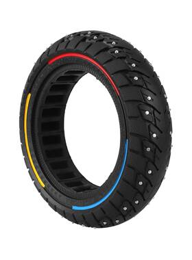 Ulip10*2.5(60/70-6.5) 三色线雪地胎45卡槽带防滑螺丝10寸实心胎