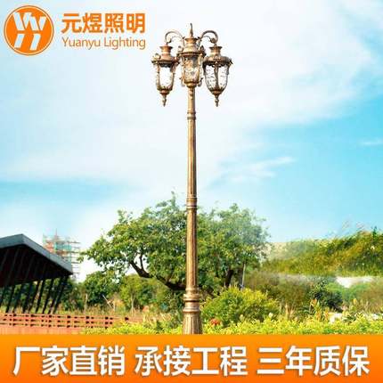 新农村公园小区户外3米庭院灯户外景观灯LED高杆路灯庭院灯路灯