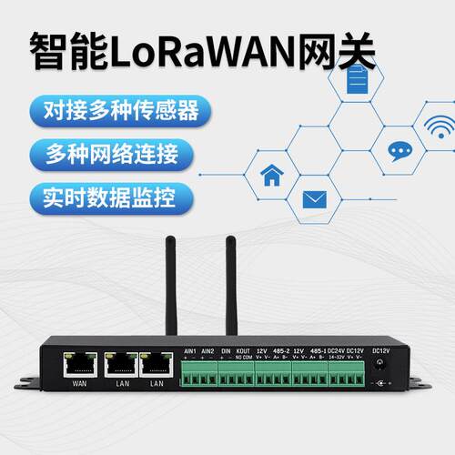 智能LoRaWAN网关 智能物联网无线网关 LoRaWAN工业级数据网关