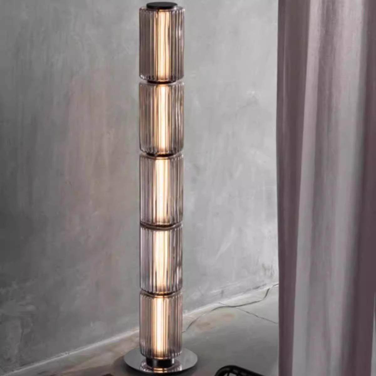 新款现代简约长条玻璃餐厅一字吊灯设计师款样板间软装吧台卧室灯