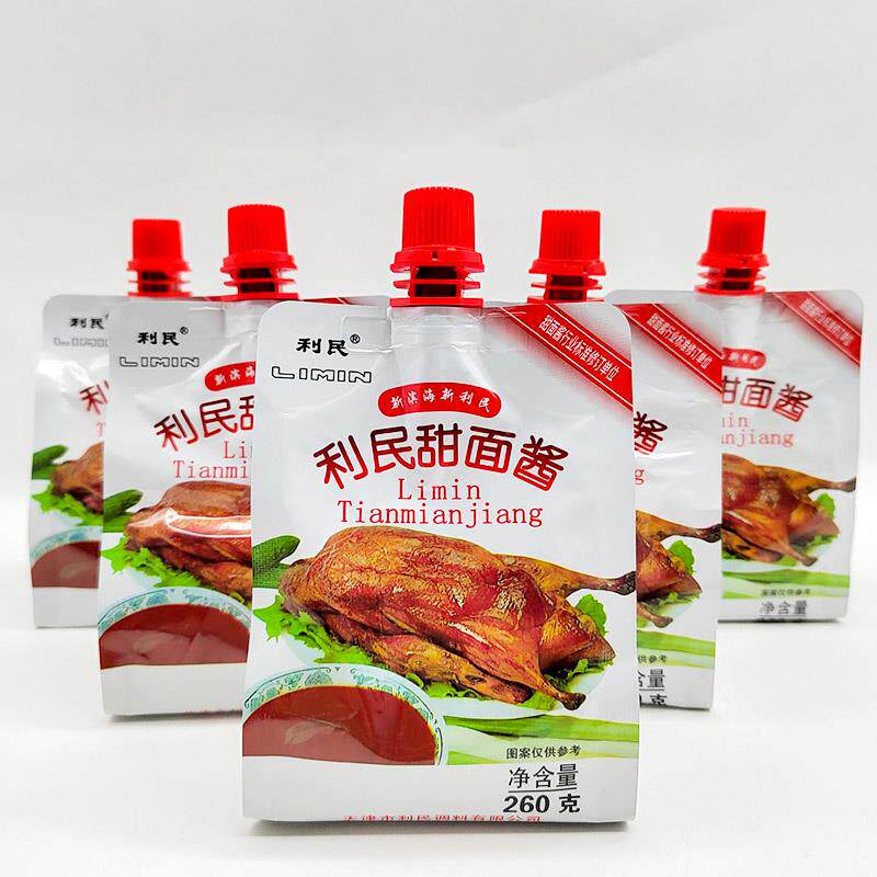 利民甜面酱260g挤挤装家用老北京炸酱面沾黄瓜烤鸭蘸酱炸串烧烤用