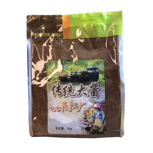 延边朝鲜族传统大酱锋山大酱2斤袋装臭酱做大酱汤酱韩餐常用酱