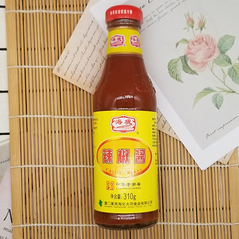 厦门特色老字号海迪辣酱310克*2瓶蚵仔炒蘸酱面条炒年糕麻辣拌饭