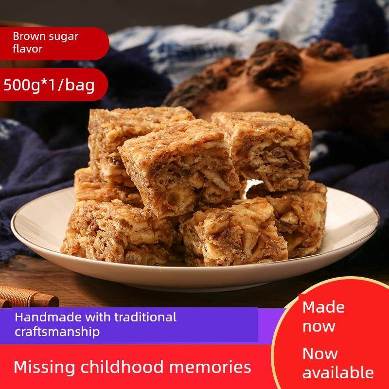 乐平特产涌山冯记红糖味沙琪玛纯手工小吃传统糕点心早餐休闲零食