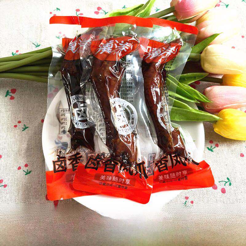 新产品燕阳红烧鸡爪500g五香红烧鸡爪独立小包休闲网红零食