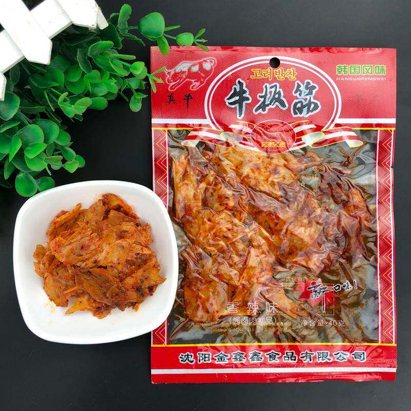 网红大袋沈阳特产真牛牛板筋延边牛板筋小包装香辣内蒙古特产东北