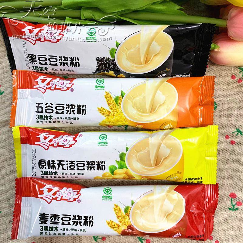 冬梅豆浆约30g黑豆粒原麦枣多味早餐即食代餐食品10片
