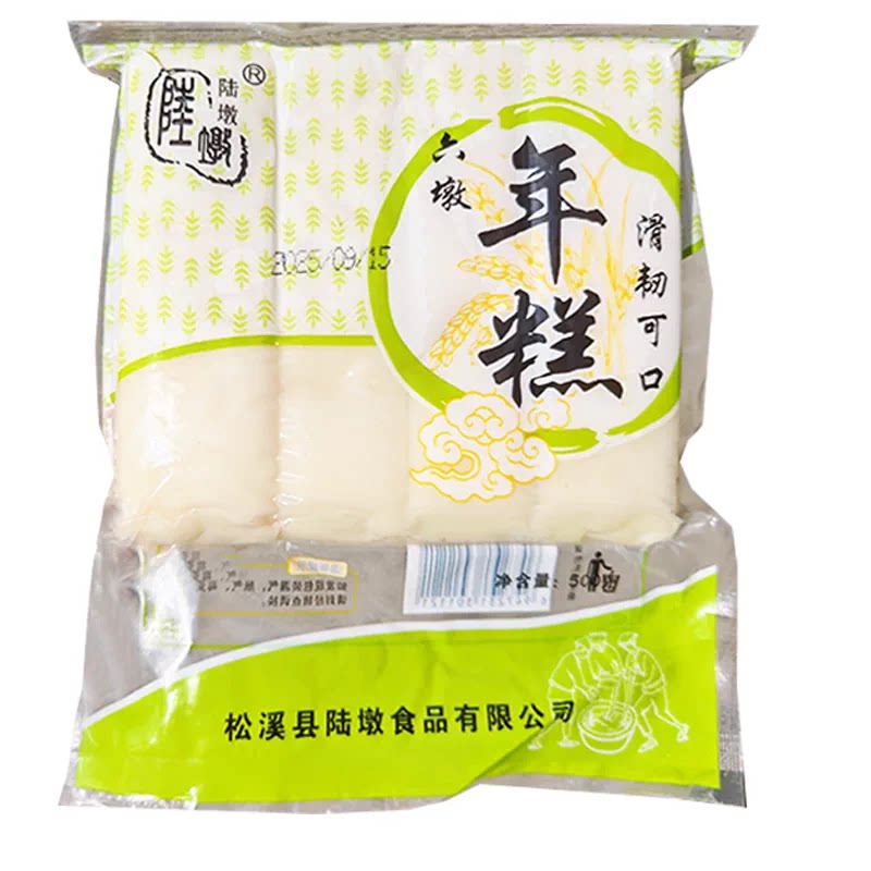 白粿条福建特产福州白果农家手工年糕条水磨年糕梗米制作不粘不糊
