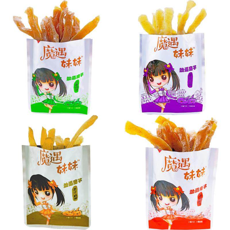 魔遇妹妹 湖北郧西特产 蒟蒻干小吃休闲 零食魔芋丝魔芋爽风干 干