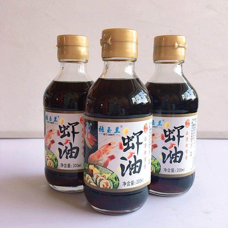 河北唐山乐亭特产一级卤虾油鱼露原汁浓缩虾油虾酱发缸水200ml*1