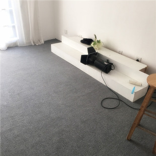 灰色地毯拍照摄影垫无纺布底家用茶几地垫客厅房间满铺定做工作室