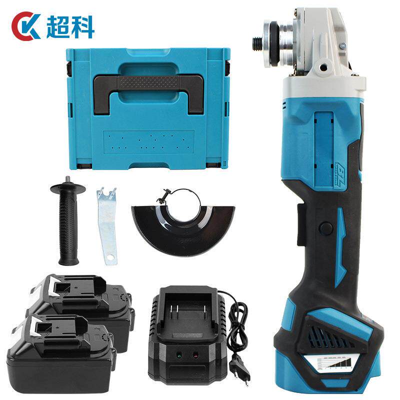 125充电式无刷角磨机多功能工业级调速磨光机打磨切割电动工具
