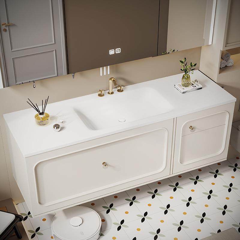 法式奶油风可丽耐一体盆浴室柜组合橡木卫生间岩板热弯洗手洗脸台,鲜花速递/花卉仿真/绿植园艺,割草机/草坪机,淘宝优惠券,粉丝福利购,淘宝优惠卷