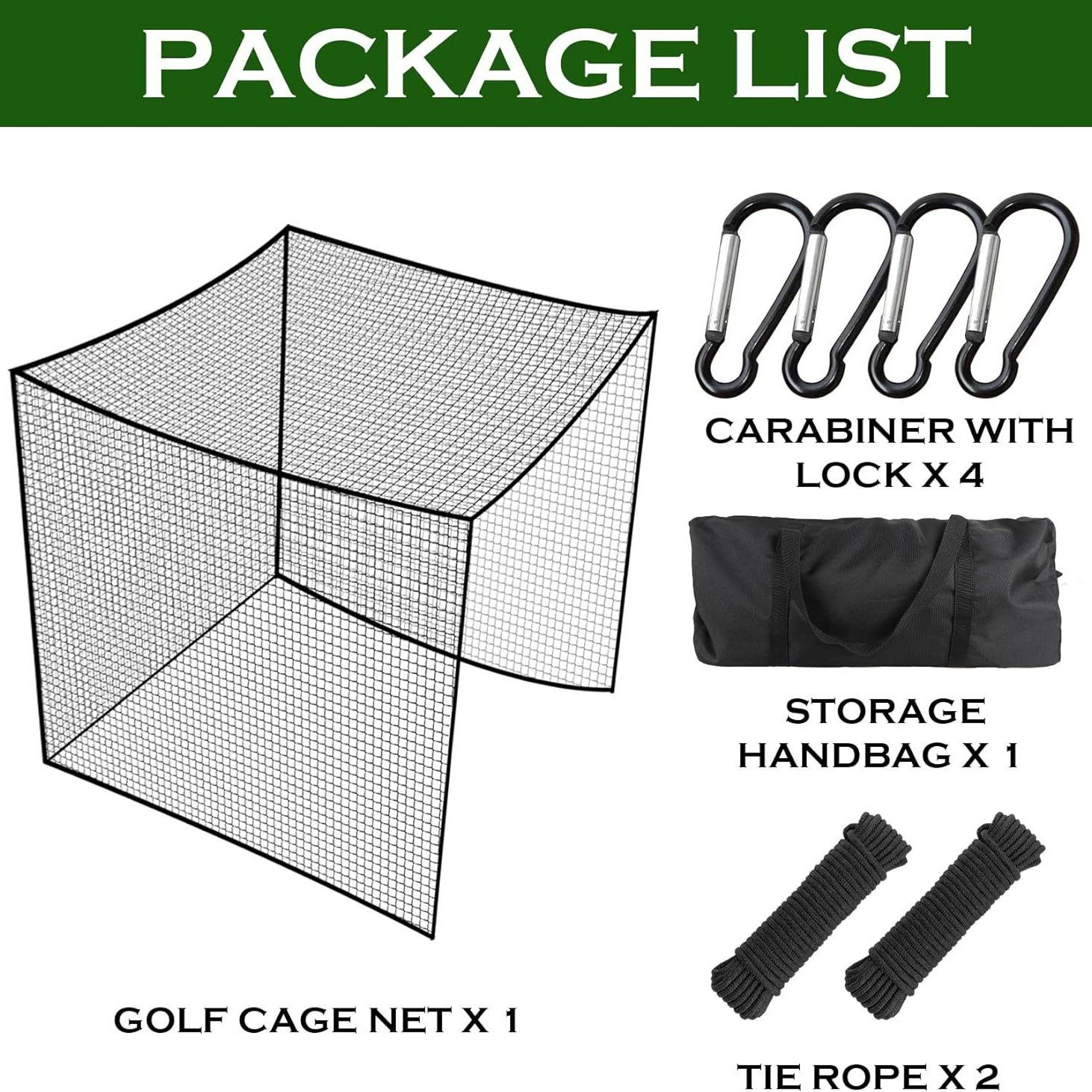 便携式室内户外高尔夫练习网挡网高尔夫打击网高尔夫挥杆网