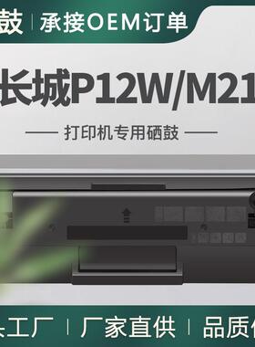 豪鼓适用长城DT10R硒鼓P12W打印一体机碳粉盒M21W墨盒易加粉