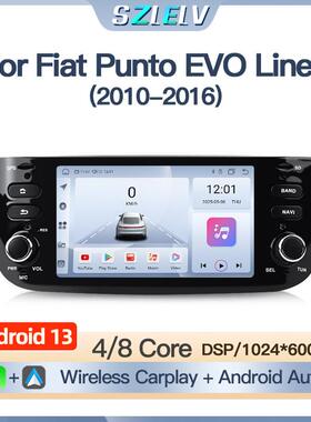 适用菲亚特朋多EVO领雅Linea安卓智能中控屏车载导航影影像机高清