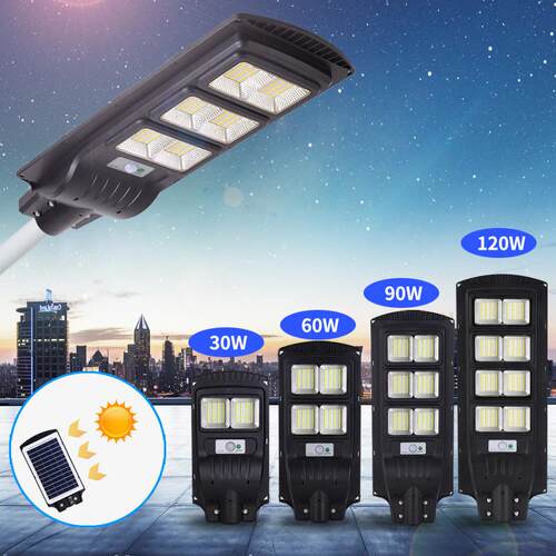 厂家直销一体化太阳能路灯LED户外防水家用庭院灯雷达感应路灯