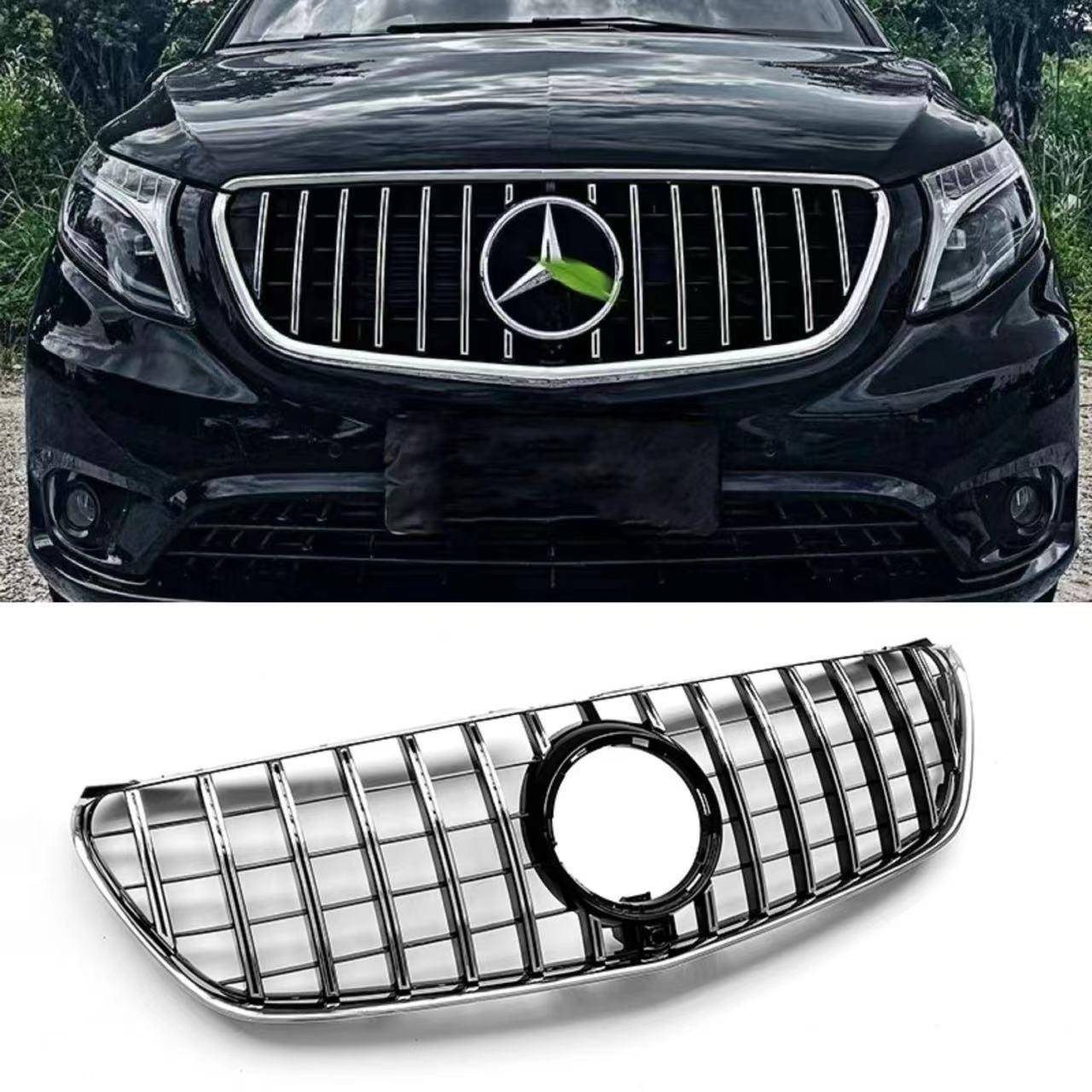 适用2016-2020款V级W447改装GT中网原车替换