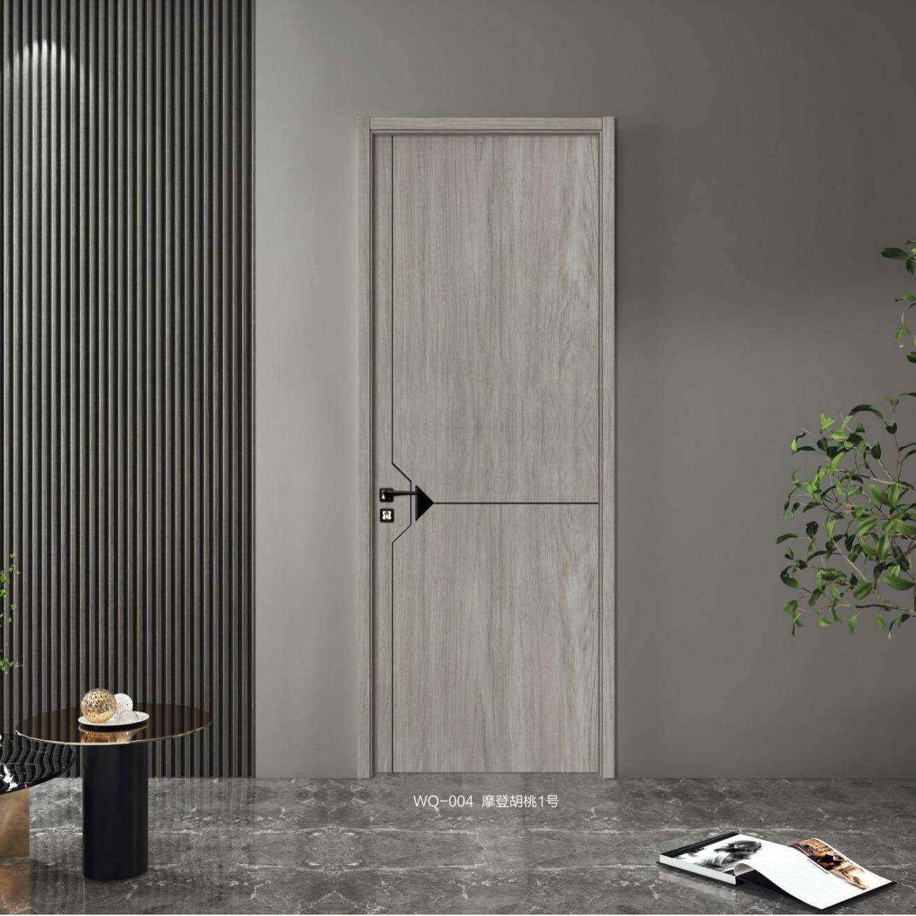 厂家直销简约轻奢高档优质无漆免漆复合科技木室内门木门