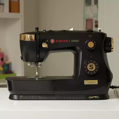 胜家HD500家用多功能台式大功率小型缝纫机新款吃厚