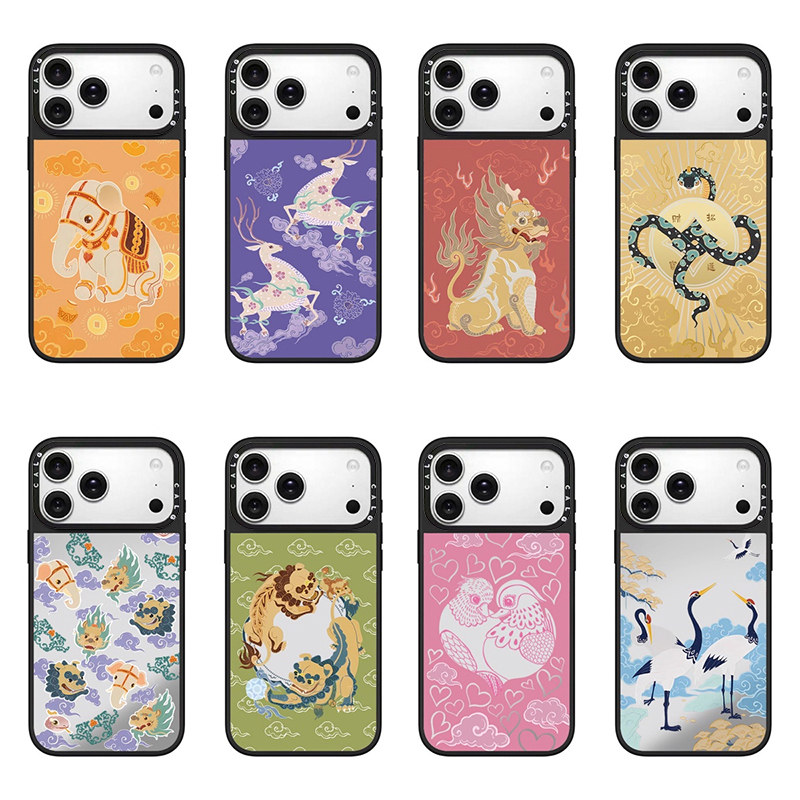 CALG宫里的世界富贵万象适用苹果手机壳iphone12 13 14 15 16 17promax新款外壳高级感小众磁吸2025网红爆款
