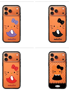 CALG黑皮波点hellokitty猫新款超火磁吸防摔iphone11 12 13 14 15 16 17promax适用苹果手机壳高级感小众