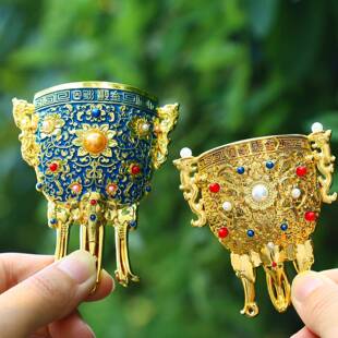 金瓯永固杯金属冰箱贴AR 西安南京北京故宫博物院文物文创纪念品