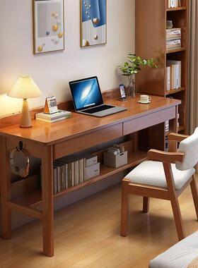 实木书桌宽40/50/60cm儿童专用学习写字桌家用学生卧室台式电脑桌