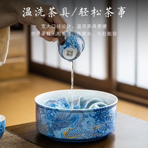 高档青龙掐丝银功夫茶具套装中式轻奢茶壶盖碗茶杯一套礼盒装送礼