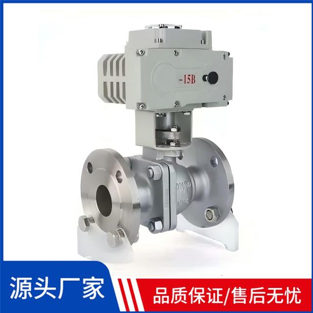 zbf22qs-80电动双动自保持球阀DN80不锈钢304法兰电动阀门1.6MPa