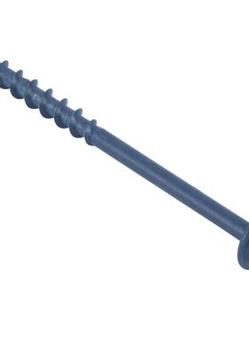 #8*2-1/2四方槽华司头洗尾粗牙木螺丝type17 路锈宝 蓝色