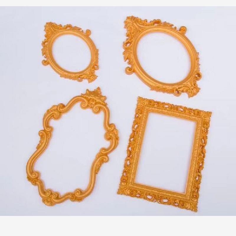 婚礼用品 多规格塑料相框 喷金相框 简约白色结婚照片专用相框