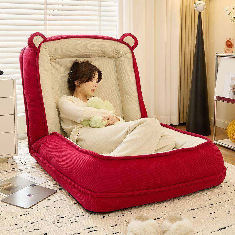 懒人沙发可躺可睡卧室躺椅可折叠人类狗窝巨大榻榻米莓熊小沙发,电子元器件市场,其它元器件,淘宝优惠券,粉丝福利购,淘宝优惠卷