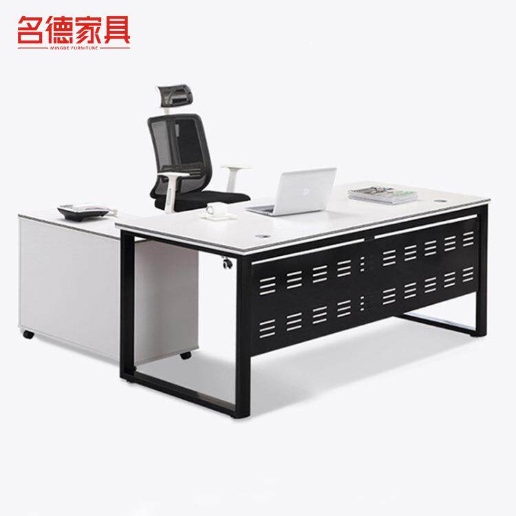 老板桌主管经理桌子简约板式现代大班台单人财务办公桌大班台