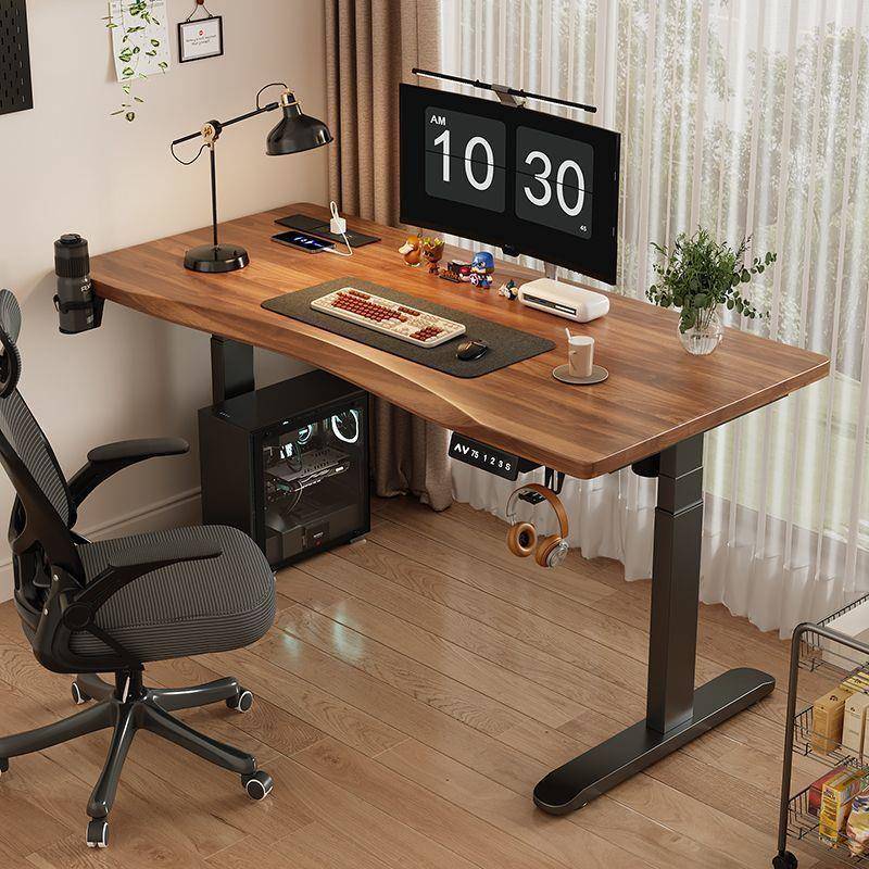 电脑桌电动升降桌全自动成人办公桌升降电脑桌书桌学习电竞电脑桌