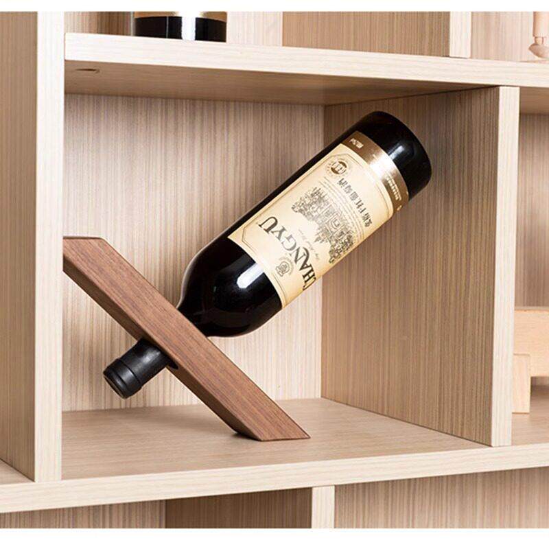 实木质日式平衡酒红支酒架黑胡桃酒柜红酒架客厅摆葡萄件酒家用榉