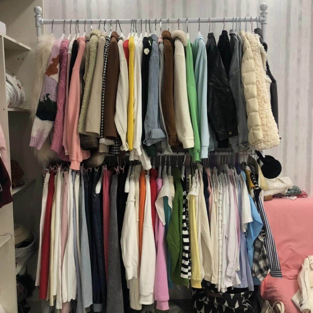 铁艺服店挂衣架落176地式可调展节双层婚纱架示童装男装女装三层