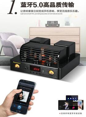 斯巴雷A13445V-80胆机功放机前胆后石电子管家用i发烧hf书架音8箱