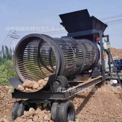 煤矸石制砂滚筒筛生产厂家大型无轴滚筒筛 产能高 耗电量小
