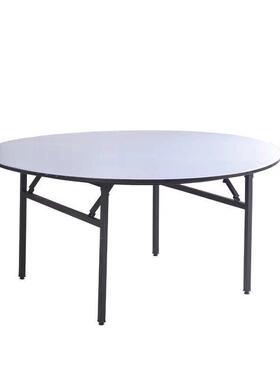 酒店饭店宴会桌餐大圆桌旋2转1520人商PSK用大圆桌面家用1可折叠