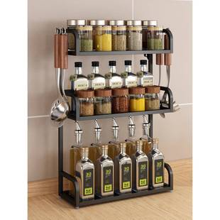 不锈钢厨多功能料置物架多层面缝隙窄台小型调986味料收纳架房家