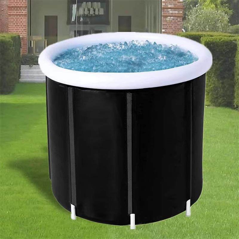 热卖冰浴折叠成人泡澡ODR家充气折叠浴缸桶运动员便携用冰浴桶桶