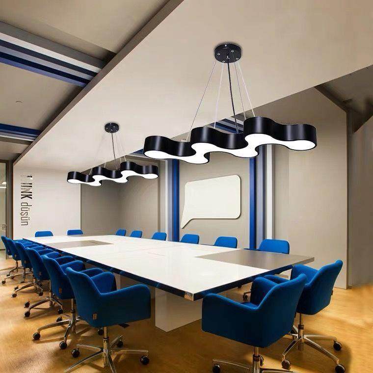 简约公创意办造型灯异吊灯吊le912造型网咖个性云朵d工业风线灯具