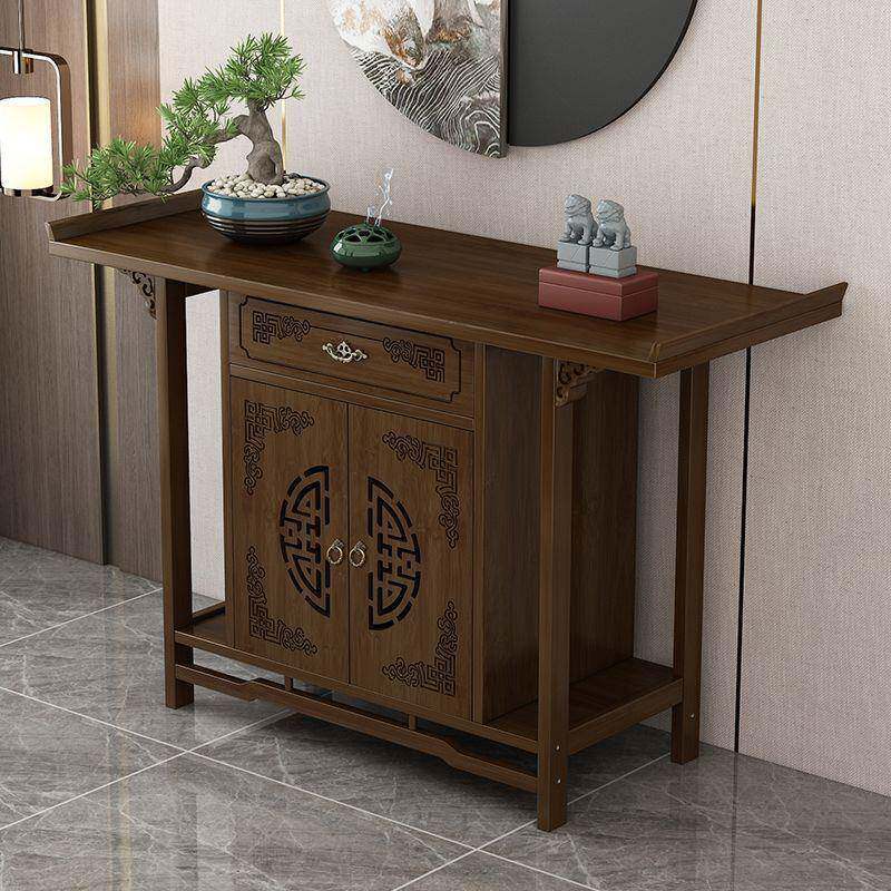 中供桌香桌案玄关家新用香式ZYhGz火桌供奉桌玄关端景台玄关柜中