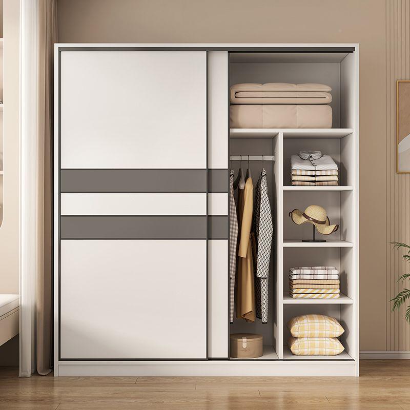衣柜家用卧简约代现耐用出租房储物户柜室推拉XZJ门衣橱小型儿童
